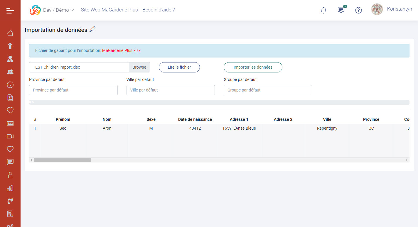 Simplified child and parent data import: Making our app even easier to use